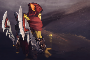 Загрузочный экран «Twin Blades»