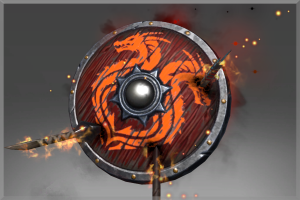 Autographed Burning Shield of the Outland Ravager