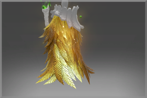 Autographed Golden Ornithomancer Mantle of the Benefactor