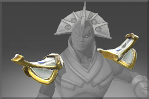 Autographed Shoulderguards of the Penitent Nomad
