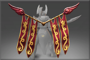Autographed Twin Banner of the Dragon Guard