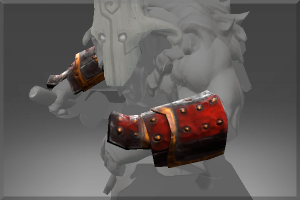 Frozen Sturdy Bracers of the Exiled Ronin