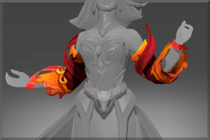 Frozen Wings of the Ember Crane
