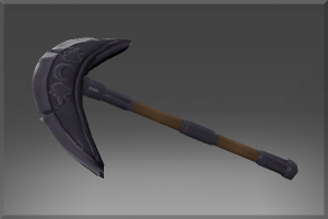 Inscribed Bloodmist Crescent Axe