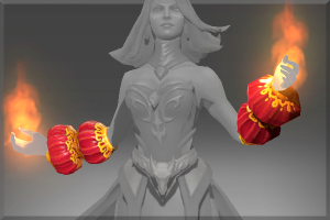 Inscribed Gauntlets of the Dragonfire