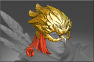 Inscribed Gilded Falcon Helm