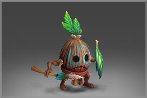 Inscribed Lakad Coconut of the Emerald Insurgence