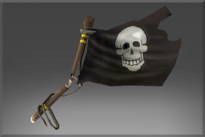 Inscribed Pirate Slayer's Black Flag