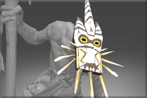 Inscribed Tribal Totem Mask